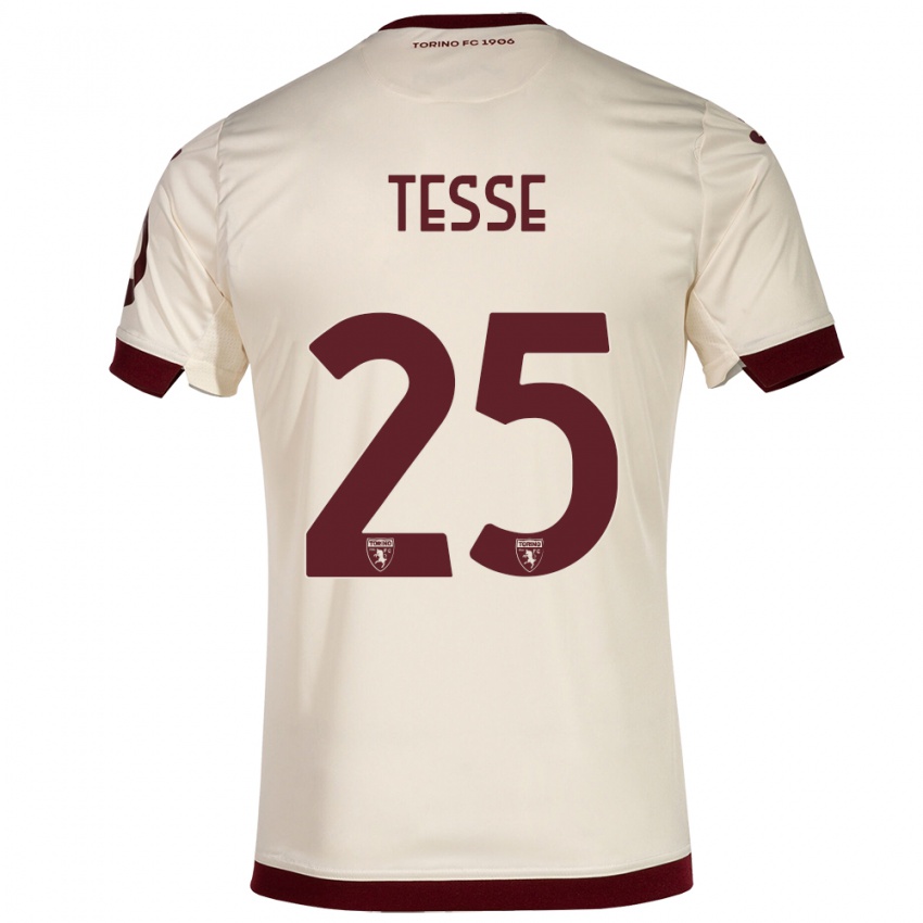 Dámské Manuela Tesse #25 Šampaňské Daleko Hráčské Dresy 2023/24 Dres