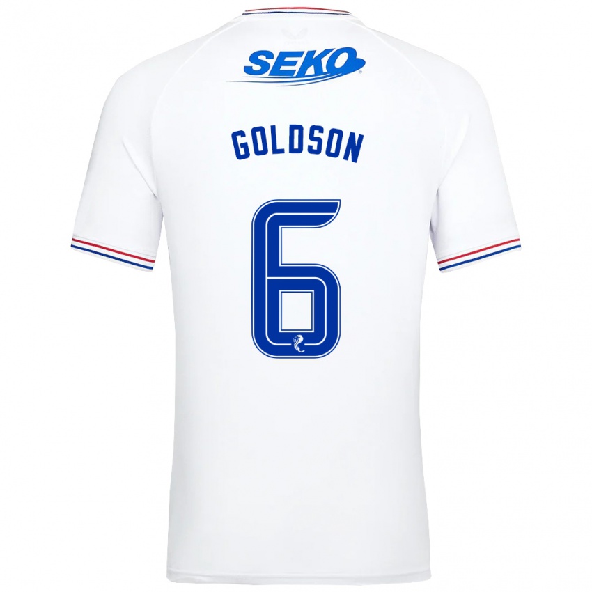 Dámské Connor Goldson #6 Bílý Daleko Hráčské Dresy 2023/24 Dres