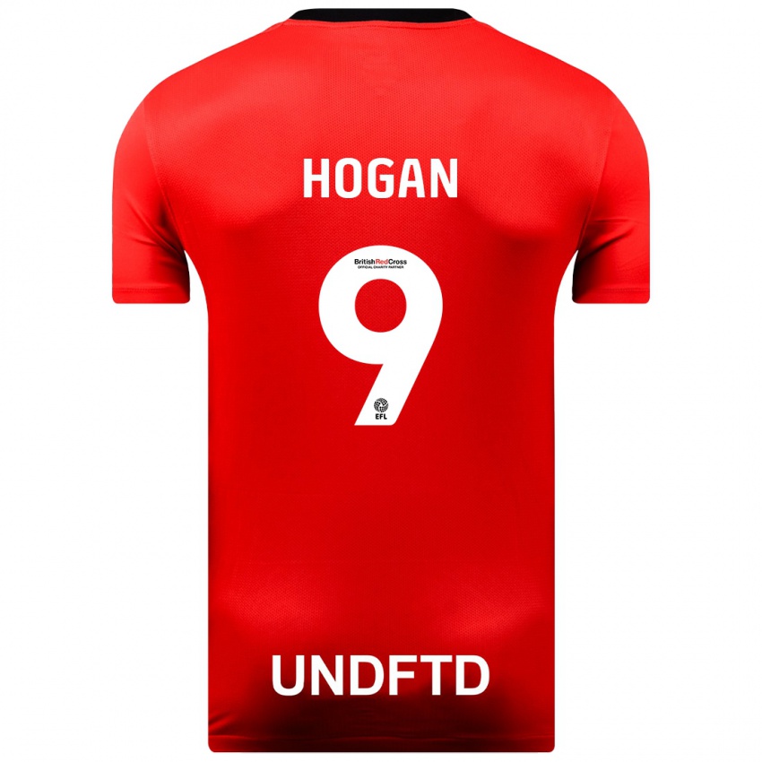 Dámské Scott Hogan #9 Červené Daleko Hráčské Dresy 2023/24 Dres