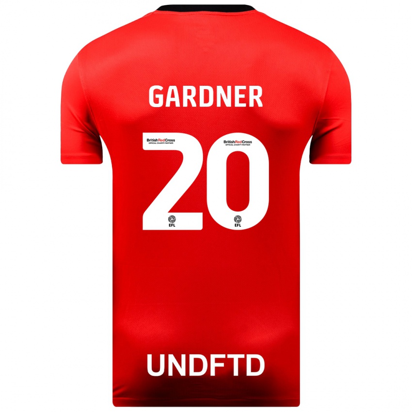 Dámské Gary Gardner #20 Červené Daleko Hráčské Dresy 2023/24 Dres