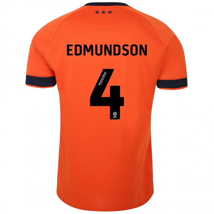Dámské George Edmundson #4 Oranžový Daleko Hráčské Dresy 2023/24 Dres