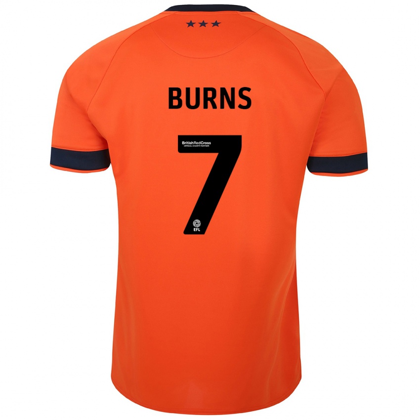Dámské Wes Burns #7 Oranžový Daleko Hráčské Dresy 2023/24 Dres