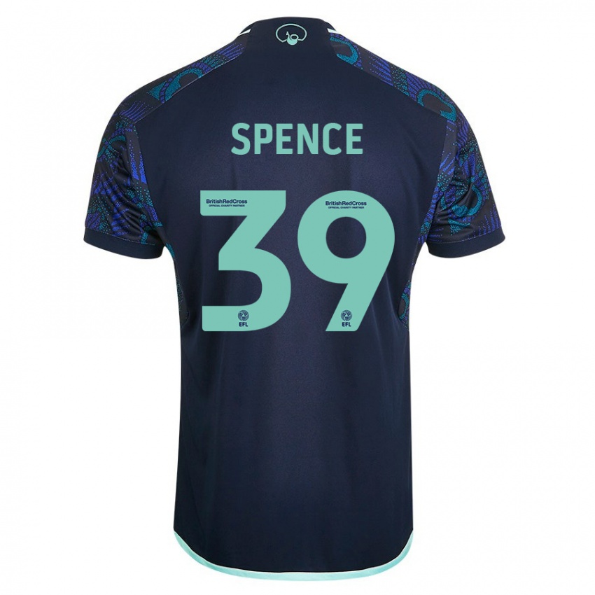 Dámské Djed Spence #39 Modrý Daleko Hráčské Dresy 2023/24 Dres