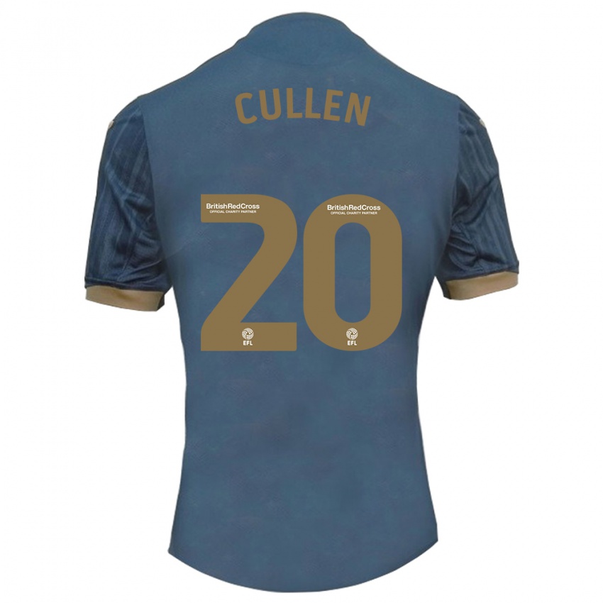 Dámské Liam Cullen #20 Tmavě Modrozelená Daleko Hráčské Dresy 2023/24 Dres