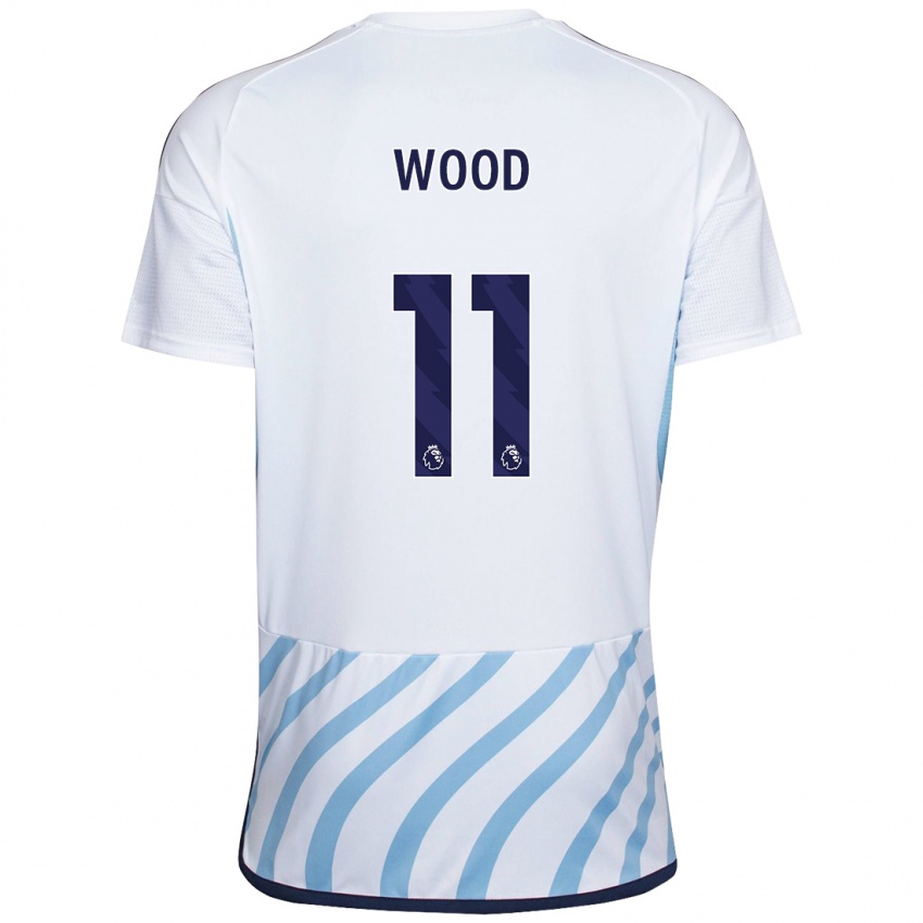 Dámské Chris Wood #11 Bílá Modrá Daleko Hráčské Dresy 2023/24 Dres