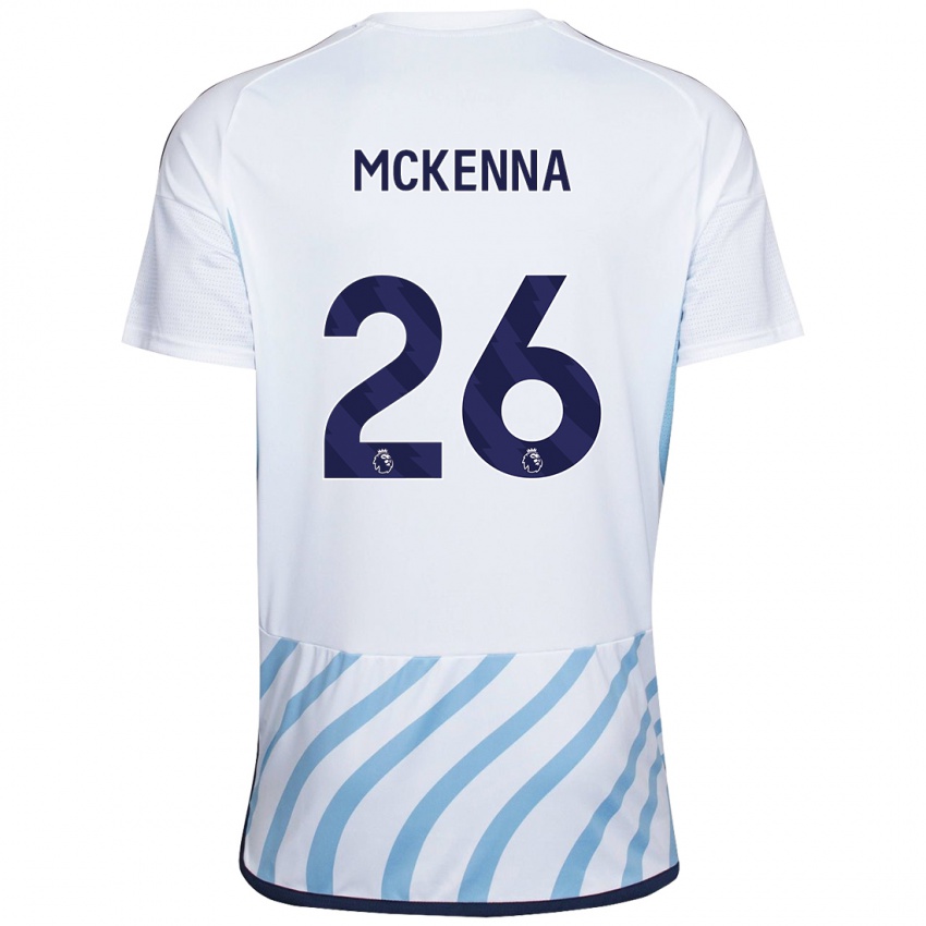 Dámské Scott Mckenna #26 Bílá Modrá Daleko Hráčské Dresy 2023/24 Dres