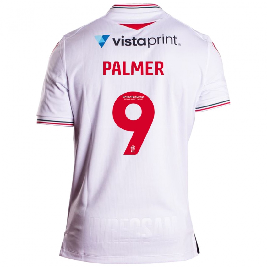 Dámské Ollie Palmer #9 Bílý Daleko Hráčské Dresy 2023/24 Dres