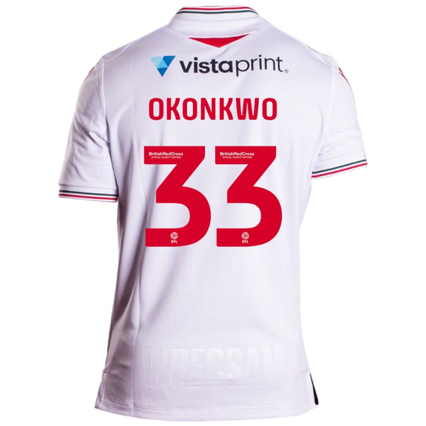 Dámské Arthur Okonkwo #33 Bílý Daleko Hráčské Dresy 2023/24 Dres