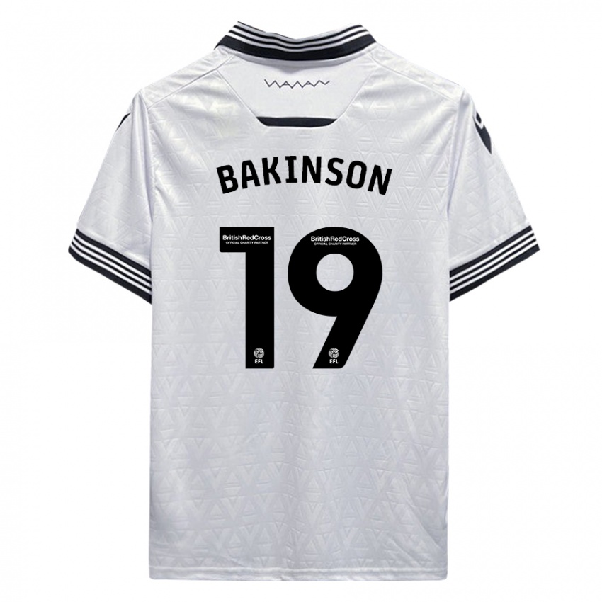 Dámské Tyreeq Bakinson #19 Bílý Daleko Hráčské Dresy 2023/24 Dres