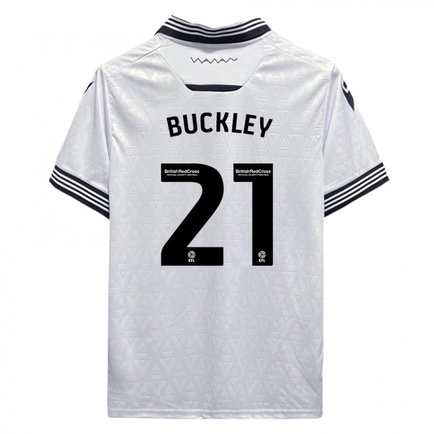 Dámské John Buckley #21 Bílý Daleko Hráčské Dresy 2023/24 Dres