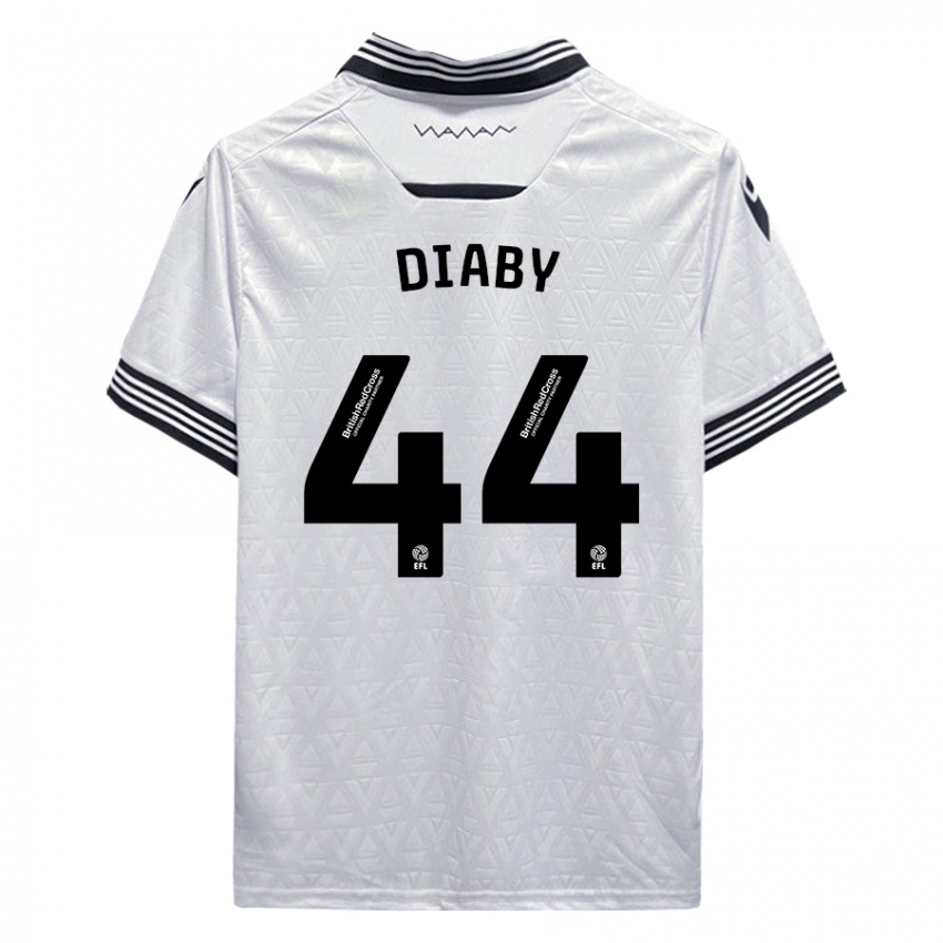 Dámské Momo Diaby #44 Bílý Daleko Hráčské Dresy 2023/24 Dres