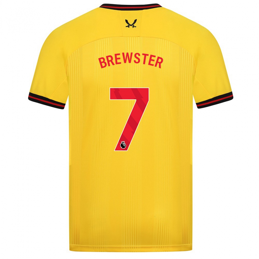 Dámské Rhian Brewster #7 Žlutá Daleko Hráčské Dresy 2023/24 Dres