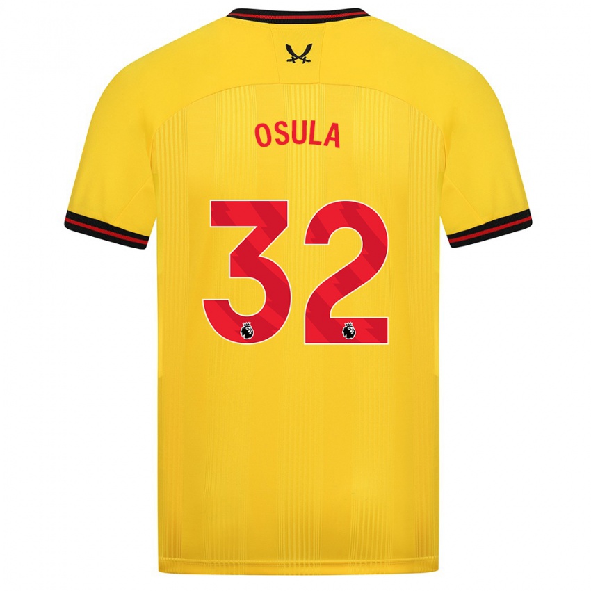 Dámské William Osula #32 Žlutá Daleko Hráčské Dresy 2023/24 Dres