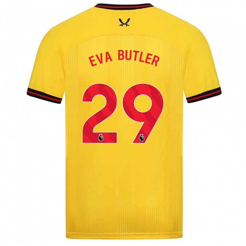 Dámské Eva Butler #29 Žlutá Daleko Hráčské Dresy 2023/24 Dres