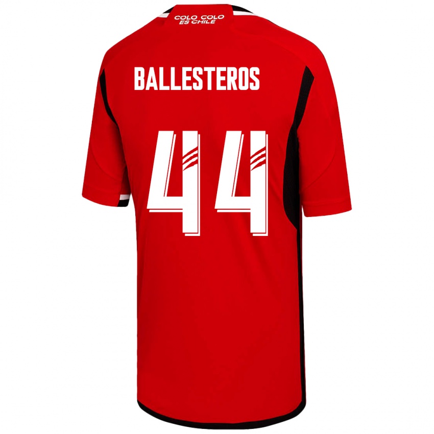 Dámské Martín Ballesteros #44 Červené Daleko Hráčské Dresy 2023/24 Dres