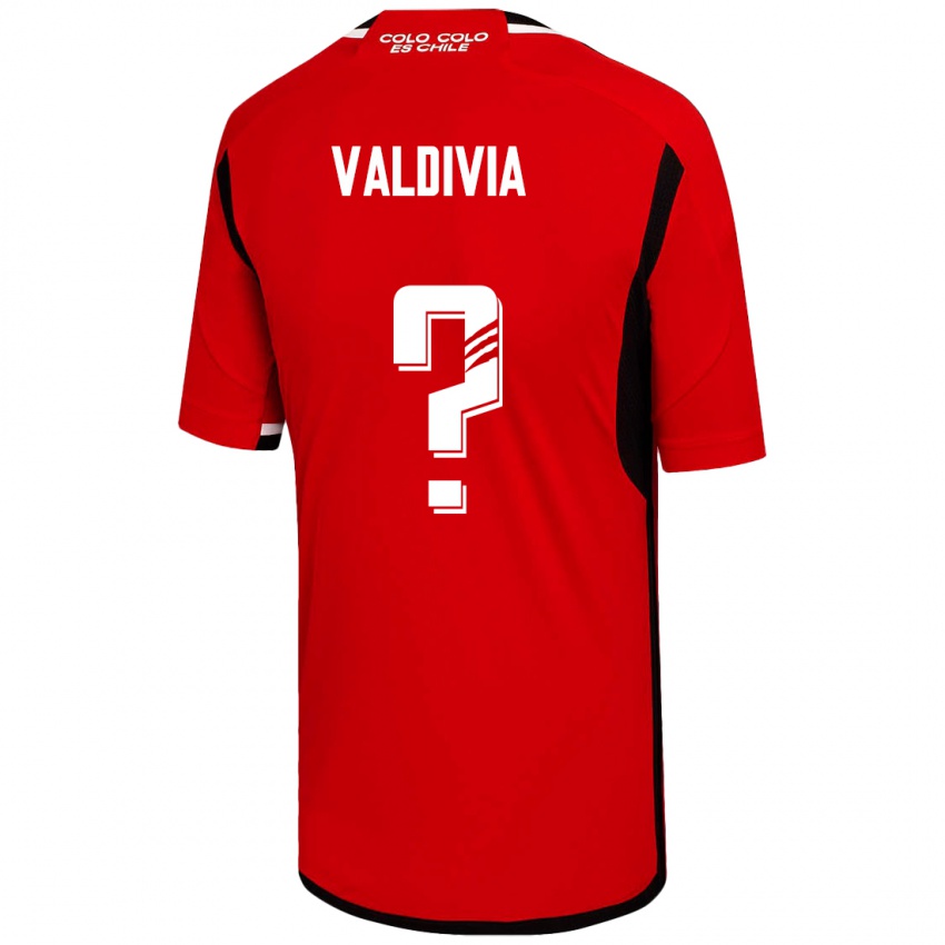 Dámské Felipe Valdivia #0 Červené Daleko Hráčské Dresy 2023/24 Dres