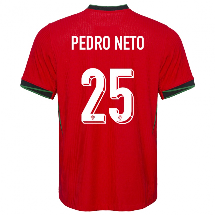 Dětské Portugalsko Pedro Neto #25 Červené Domů Hráčské Dresy 24-26 Dres