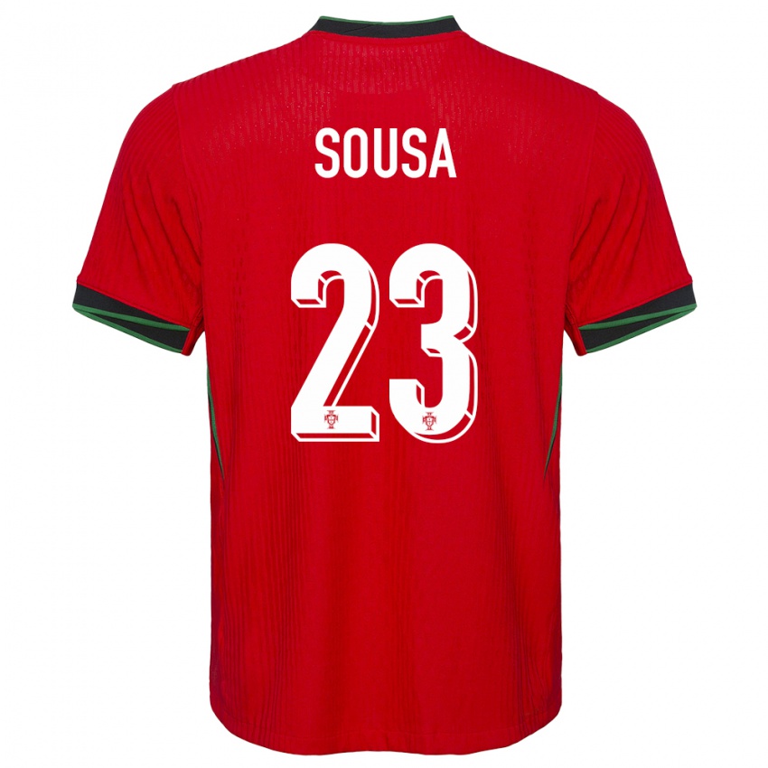 Dětské Portugalsko Afonso Sousa #23 Červené Domů Hráčské Dresy 24-26 Dres