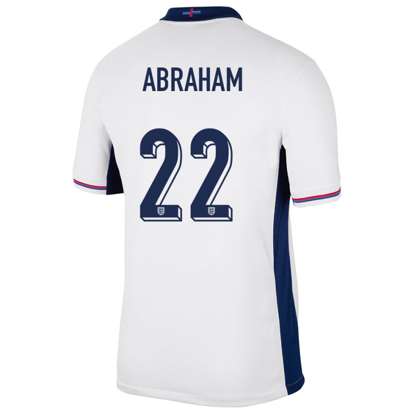 Dětské Anglie Tammy Abraham #22 Bílý Domů Hráčské Dresy 24-26 Dres