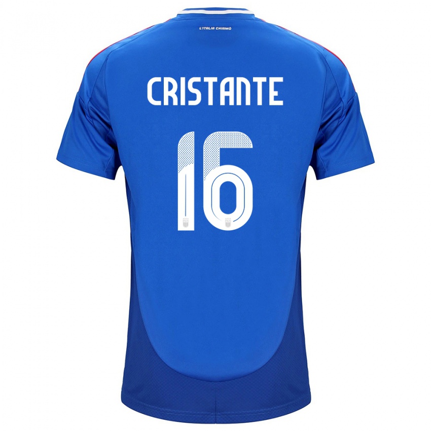 Dětské Itálie Bryan Cristante #16 Modrý Domů Hráčské Dresy 24-26 Dres