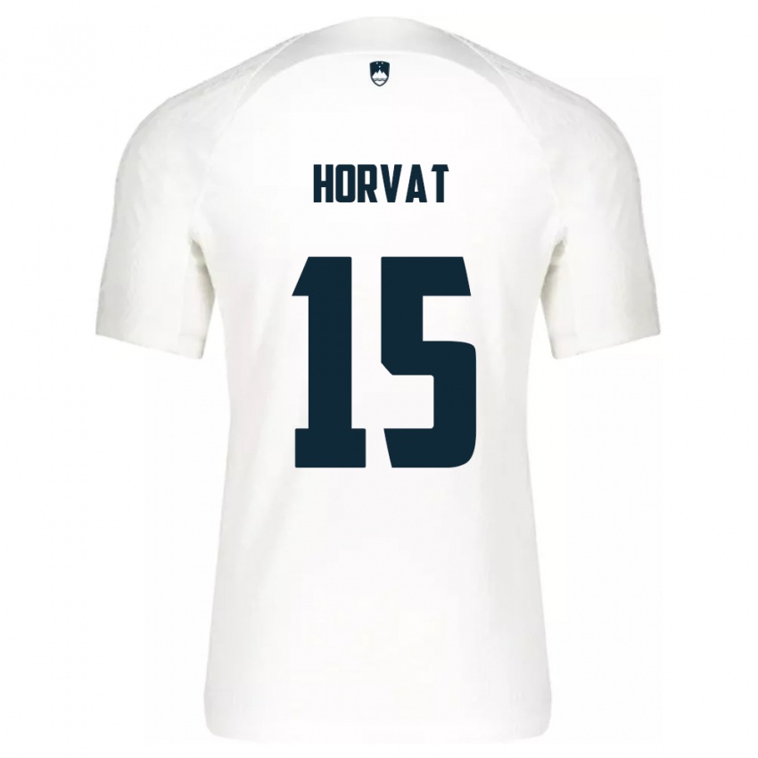 Dětské Slovinsko Tomi Horvat #15 Bílý Domů Hráčské Dresy 24-26 Dres