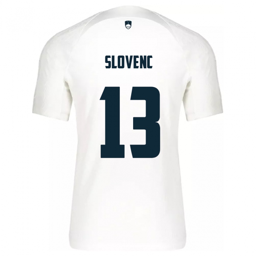 Dětské Slovinsko Nejc Slovenc #13 Bílý Domů Hráčské Dresy 24-26 Dres