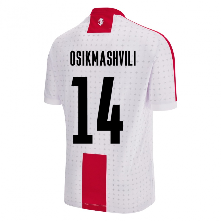 Dětské Georgia Levan Osikmashvili #14 Bílý Domů Hráčské Dresy 24-26 Dres