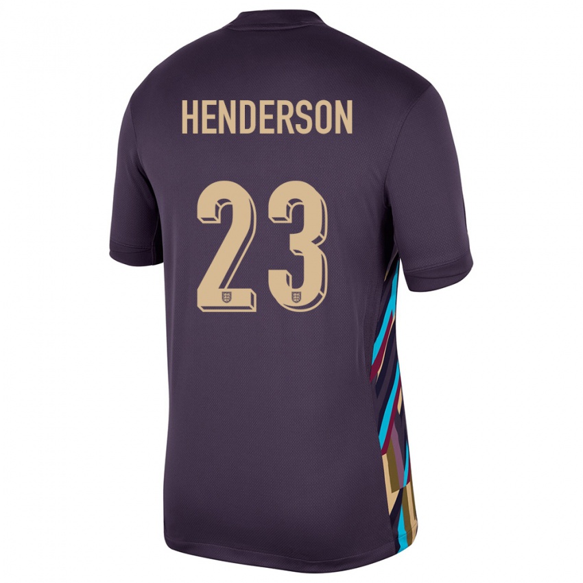 Dětské Anglie Dean Henderson #23 Tmavá Rozinka Daleko Hráčské Dresy 24-26 Dres