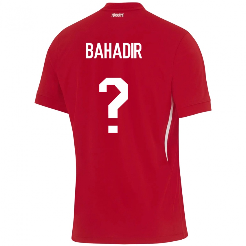 Dětské Turecko Arda Bahadir #0 Červené Daleko Hráčské Dresy 24-26 Dres