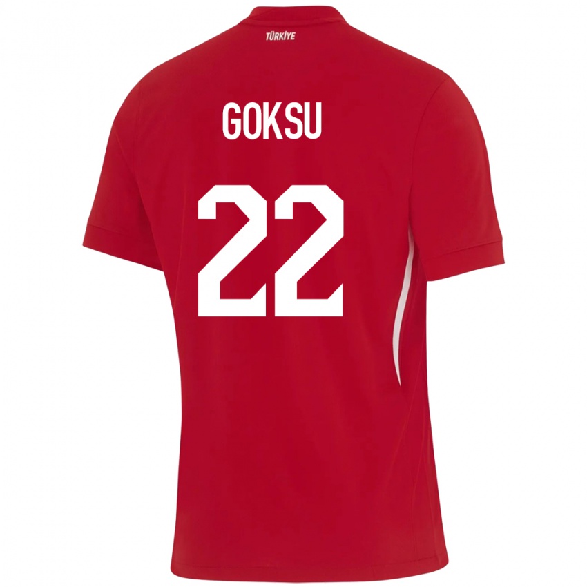 Dětské Turecko Yasam Göksu #22 Červené Daleko Hráčské Dresy 24-26 Dres