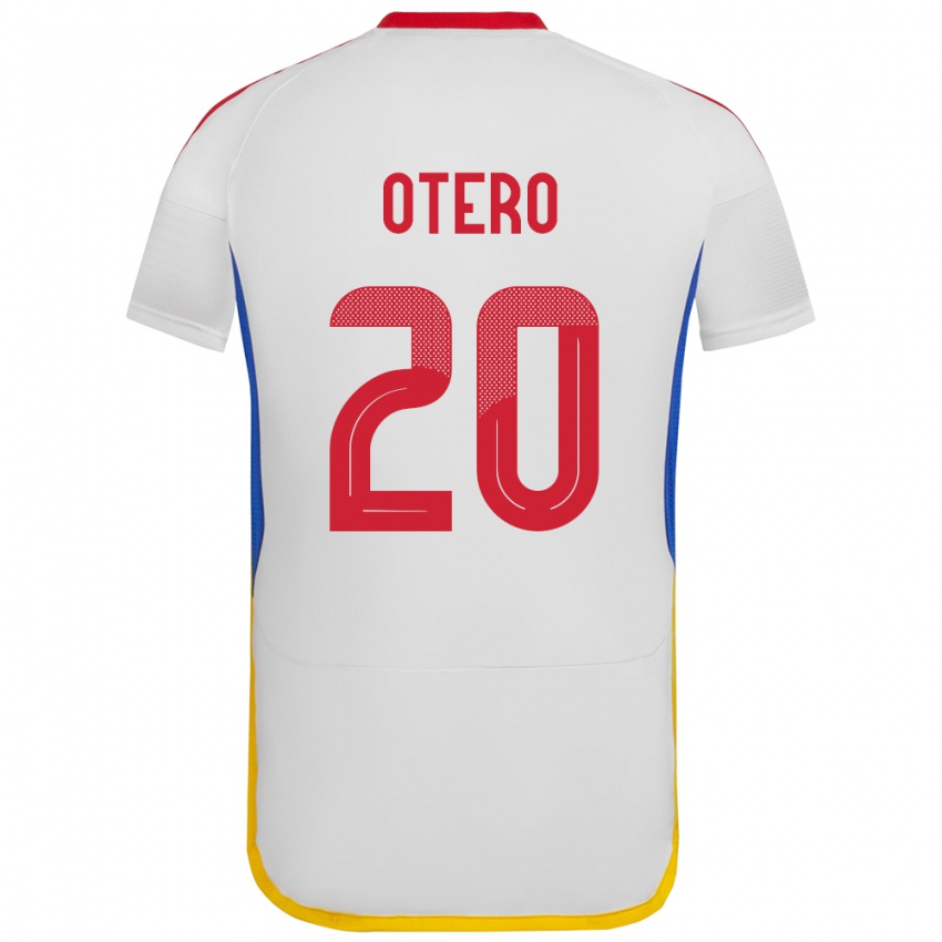 Dětské Venezuela Rómulo Otero #20 Bílý Daleko Hráčské Dresy 24-26 Dres