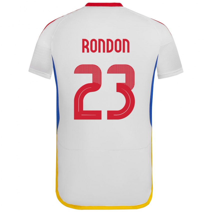 Dětské Venezuela Salomón Rondón #23 Bílý Daleko Hráčské Dresy 24-26 Dres