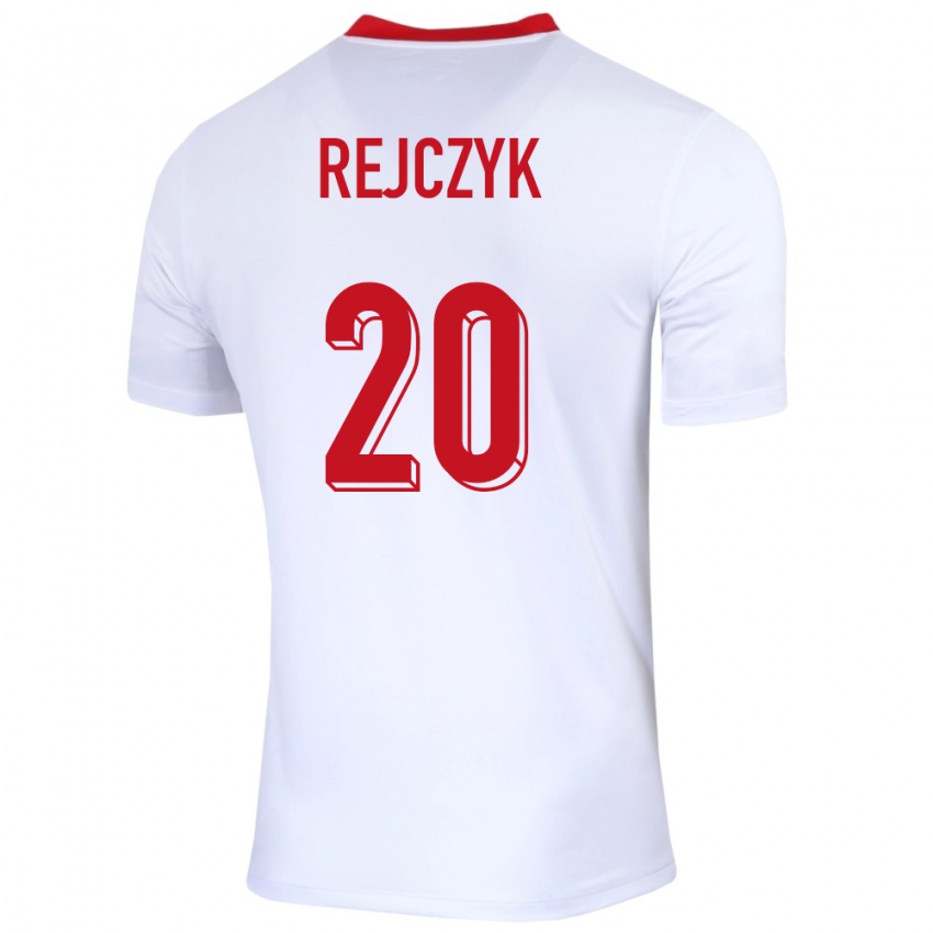 Pánské Polsko Filip Rejczyk #20 Bílý Domů Hráčské Dresy 24-26 Dres