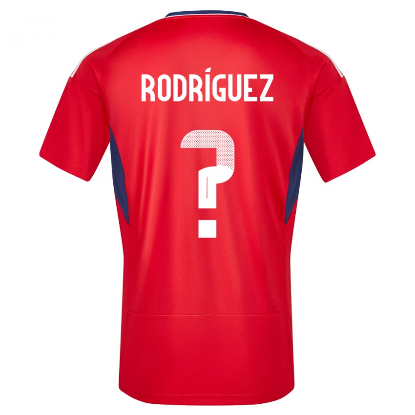 Pánské Kostarika Bradley Rodriguez #0 Červené Domů Hráčské Dresy 24-26 Dres