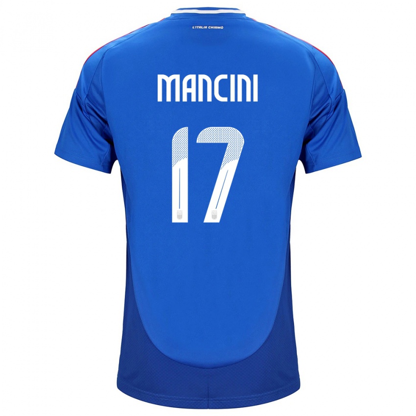 Pánské Itálie Gianluca Mancini #17 Modrý Domů Hráčské Dresy 24-26 Dres