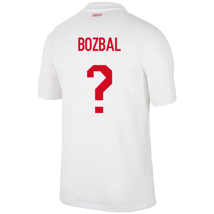 Pánské Turecko Birsen Bozbal #0 Bílý Domů Hráčské Dresy 24-26 Dres