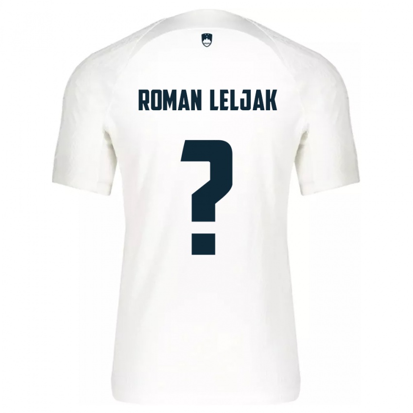 Pánské Slovinsko Nejc Roman Leljak #0 Bílý Domů Hráčské Dresy 24-26 Dres
