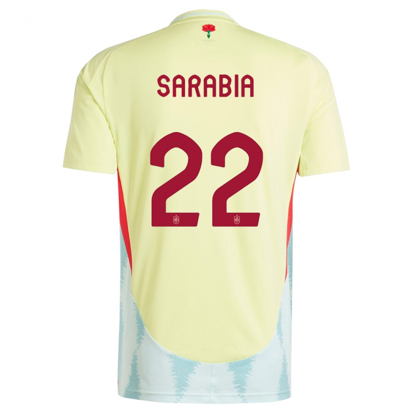Pánské Španělsko Pablo Sarabia #22 Žlutá Daleko Hráčské Dresy 24-26 Dres