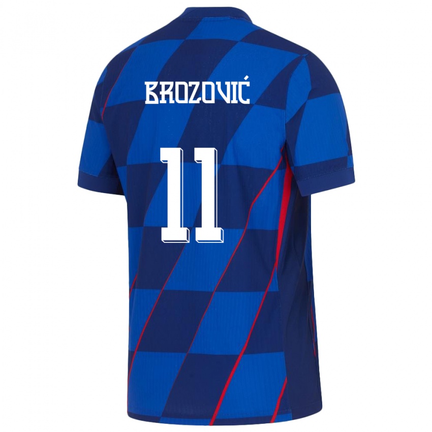 Pánské Chorvatsko Marcelo Brozovic #11 Modrý Daleko Hráčské Dresy 24-26 Dres