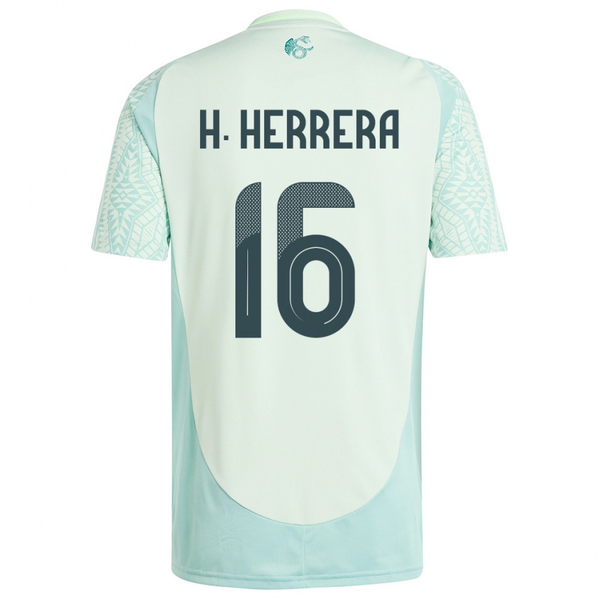 Pánské Mexiko Hector Herrera #16 Povlečení Zelené Daleko Hráčské Dresy 24-26 Dres