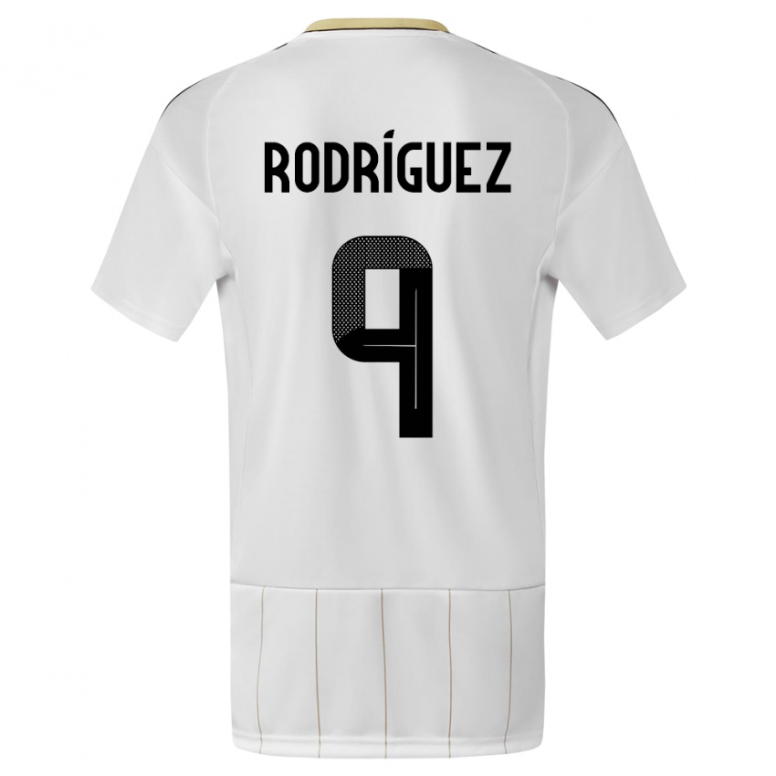Pánské Kostarika Doryan Rodriguez #9 Bílý Daleko Hráčské Dresy 24-26 Dres