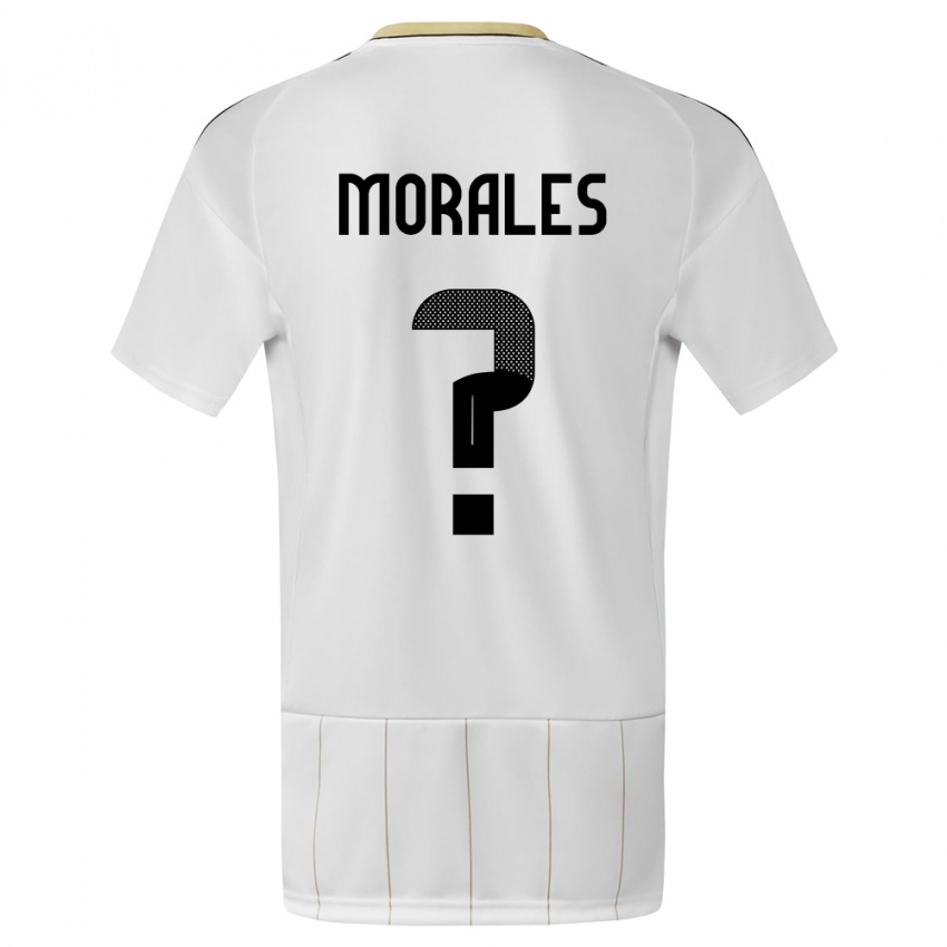 Pánské Kostarika Bryan Morales #0 Bílý Daleko Hráčské Dresy 24-26 Dres