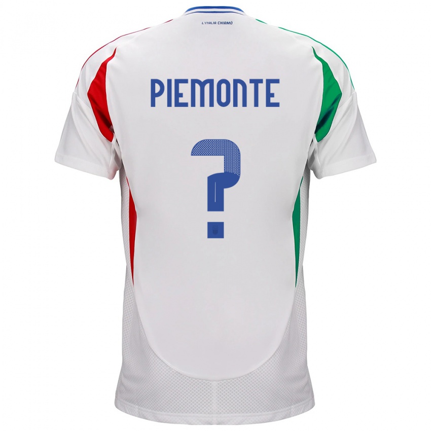 Pánské Itálie Martina Piemonte #0 Bílý Daleko Hráčské Dresy 24-26 Dres
