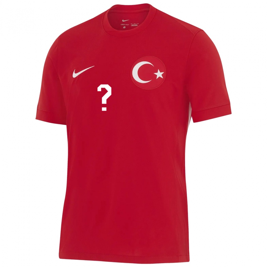 Pánské Turecko Yunus Emre Yüce #0 Červené Daleko Hráčské Dresy 24-26 Dres