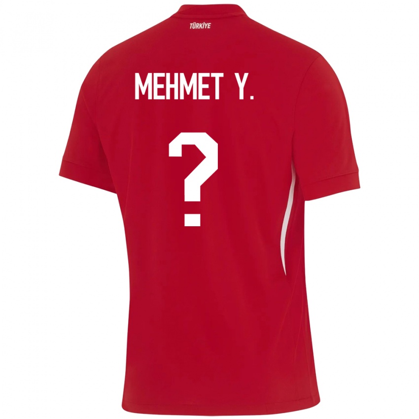 Pánské Turecko Mehmet Yildirim #0 Červené Daleko Hráčské Dresy 24-26 Dres