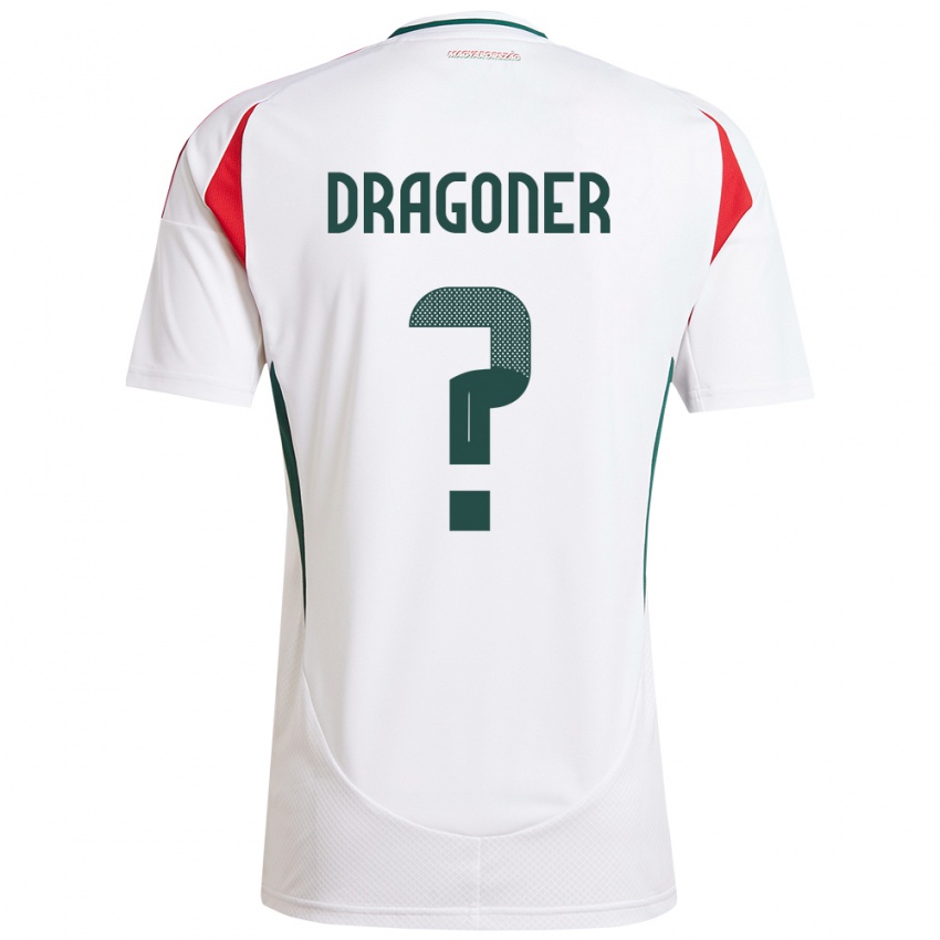 Pánské Maďarsko Áron Dragóner #0 Bílý Daleko Hráčské Dresy 24-26 Dres