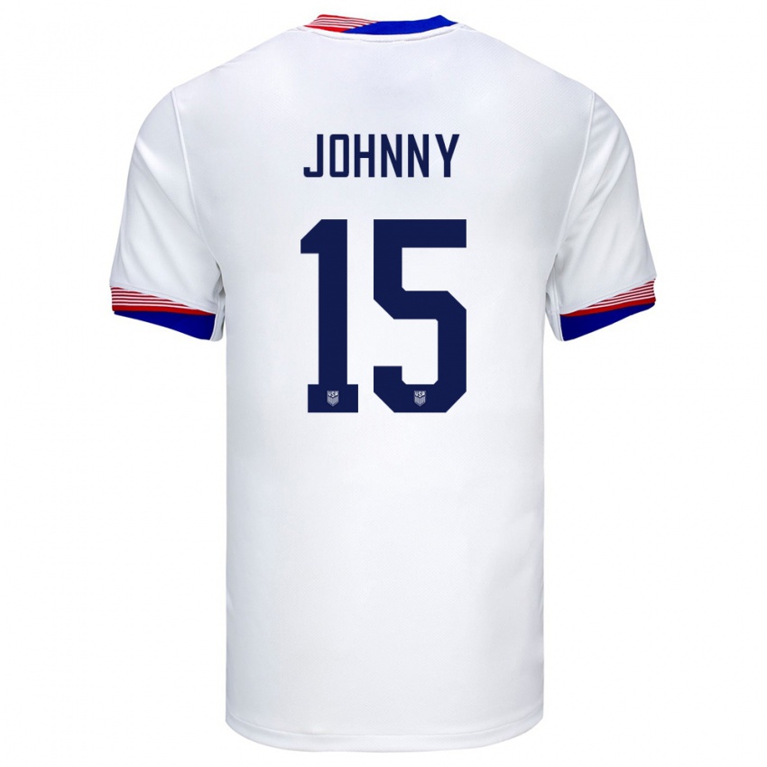 Dámské Spojené Státy Americké Johnny #15 Bílý Domů Hráčské Dresy 24-26 Dres