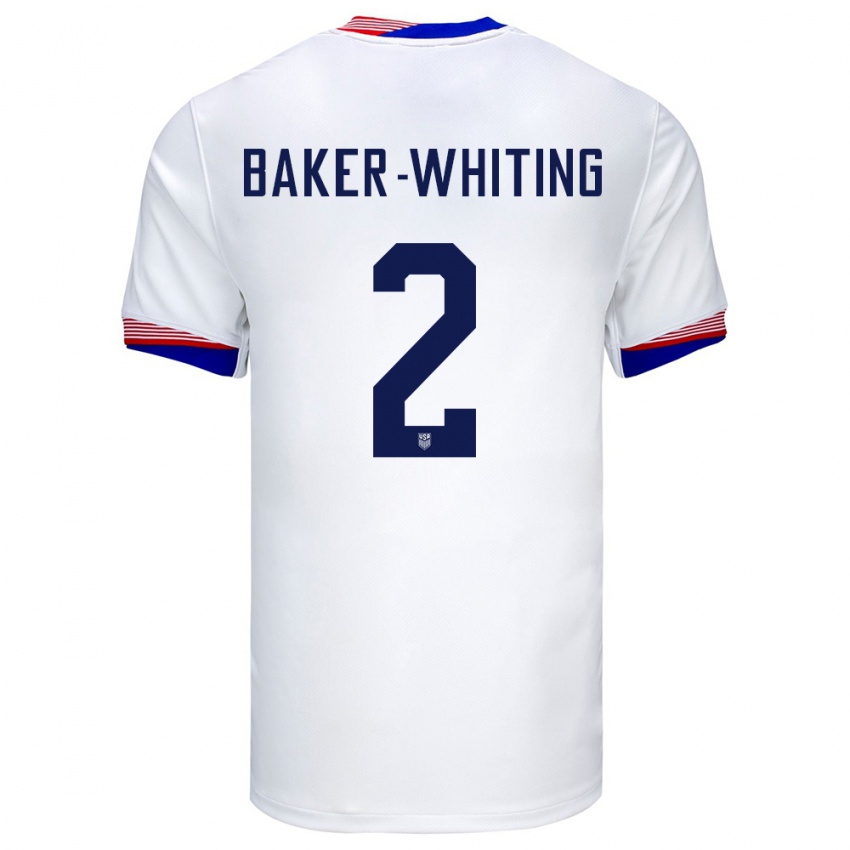Dámské Spojené Státy Americké Reed Baker Whiting #2 Bílý Domů Hráčské Dresy 24-26 Dres