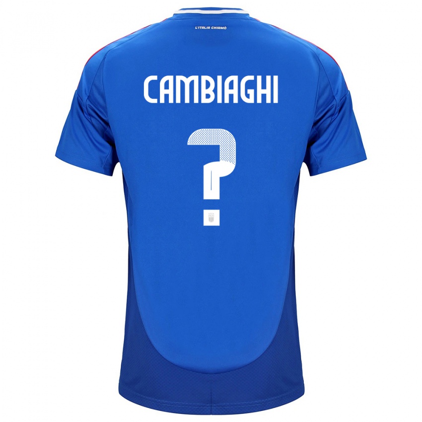 Dámské Itálie Michela Cambiaghi #0 Modrý Domů Hráčské Dresy 24-26 Dres