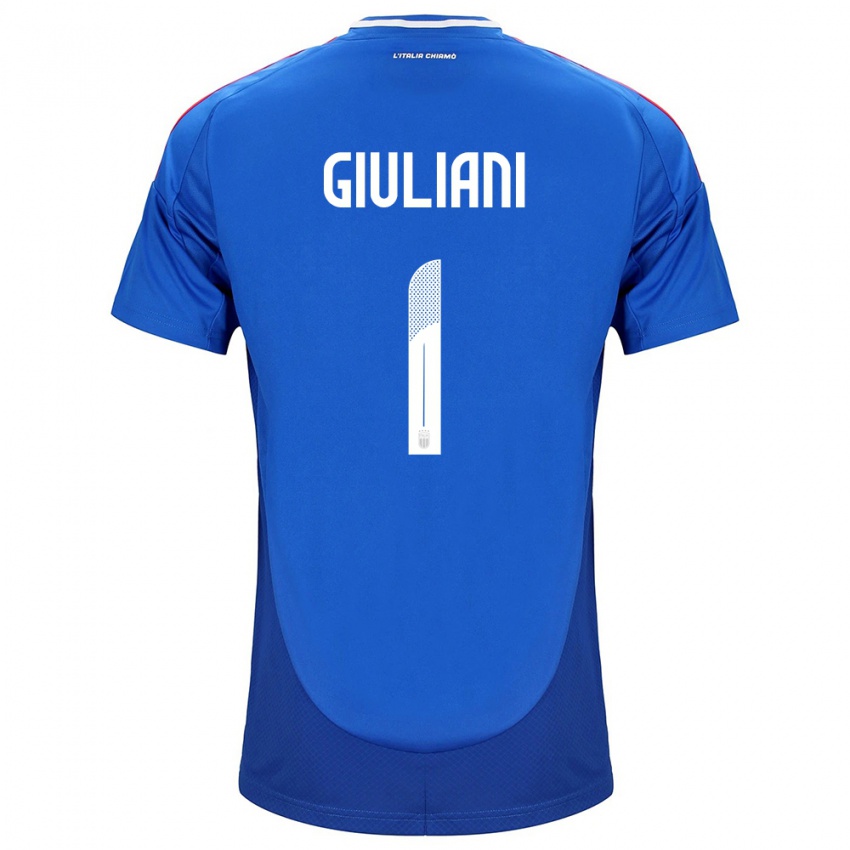 Dámské Itálie Laura Giuliani #1 Modrý Domů Hráčské Dresy 24-26 Dres